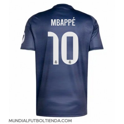 Camiseta Real Madrid Kylian Mbappe #10 Segunda Equipación Replica 2025-26 mangas cortas Camiseta Real Madrid Kylian Mbappe #10 Segunda Equipación Replica 2025-26 mangas cortas